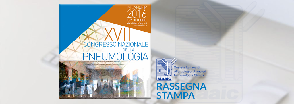 RASSEGNA STAMPA – XVII CONGRESSO NAZIONALE DELLA PNEUMOLOGIA