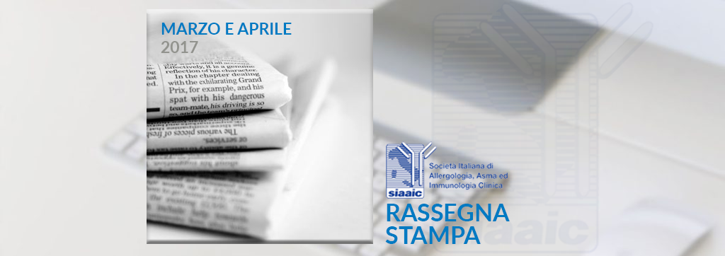 Rassegna Stampa di Marzo e Aprile 2017