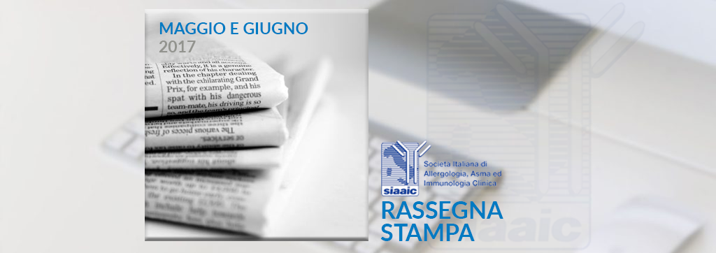 Rassegna Stampa di Maggio e Giugno 2017